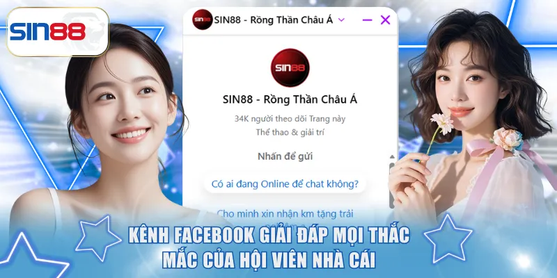 Kênh Facebook giải đáp mọi thắc mắc của hội viên nhà cái
